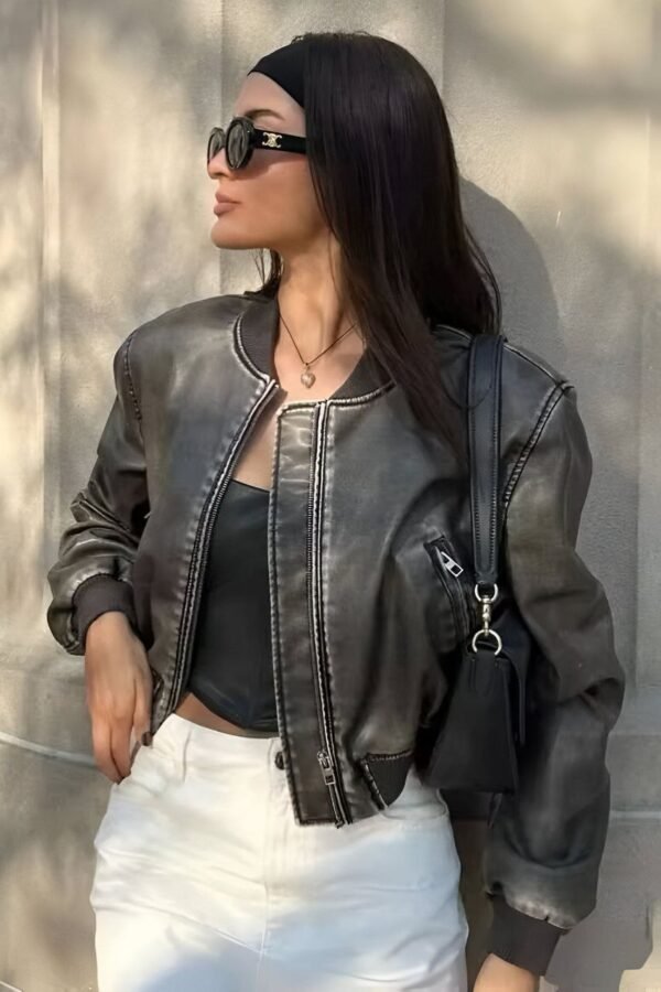 Original Only  Brand Leather jacket - Image 3